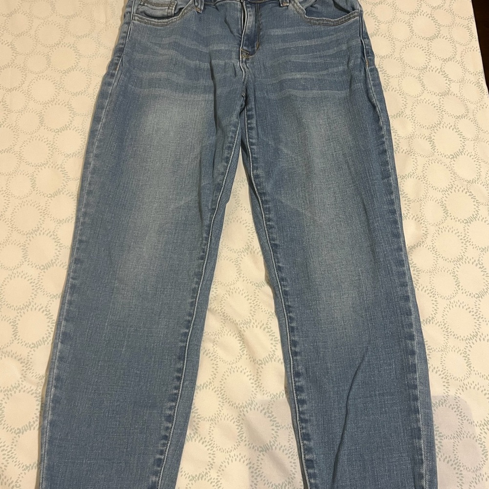 Refuge Denim Blue Straight Leg Jeans